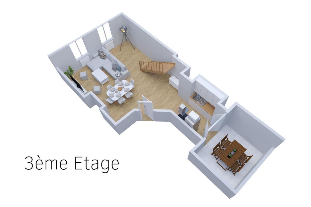 Le Double Pirou # 2 Appartements # Halte Auvergne Thiers Exteriér fotografie