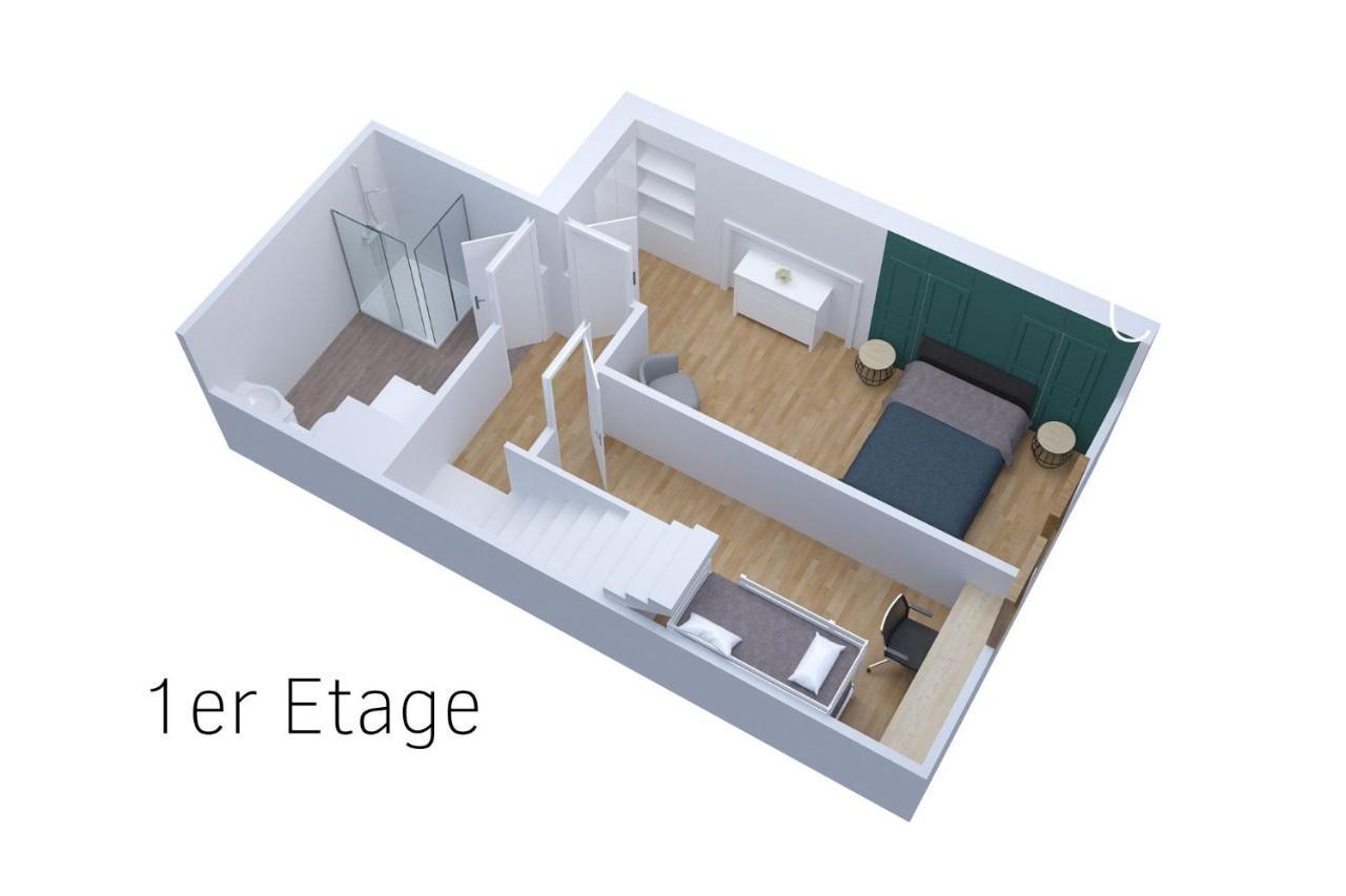 Le Double Pirou # 2 Appartements # Halte Auvergne Thiers Exteriér fotografie